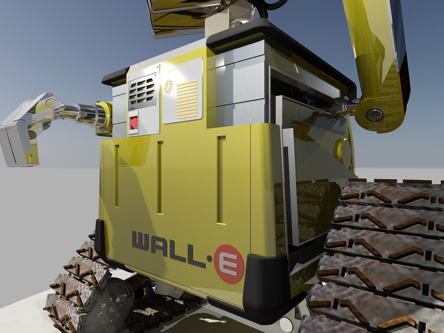Robot Wall-E Disney 3D model_7