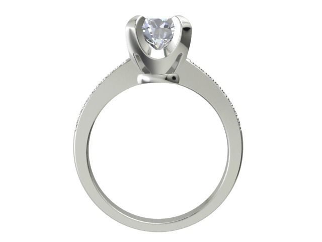 ENGAGEMENT RING STL AND 3DM FILE FOR DOWNLOAD AND PRINT - CC5 3D print model_3