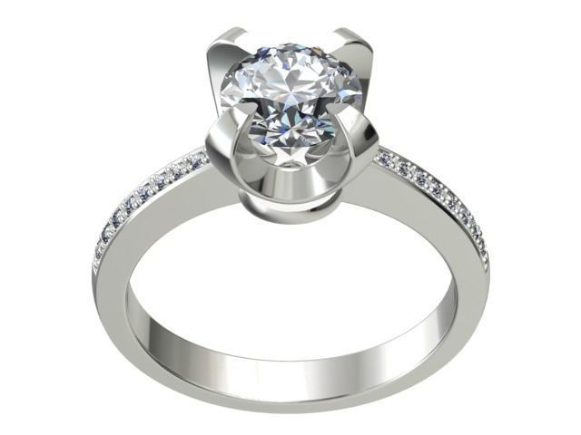ENGAGEMENT RING STL AND 3DM FILE FOR DOWNLOAD AND PRINT - CC5 3D print model_2