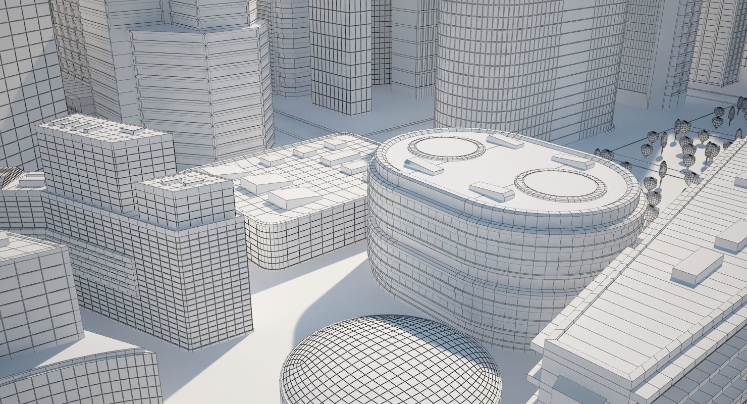 Mega City 3D model_25