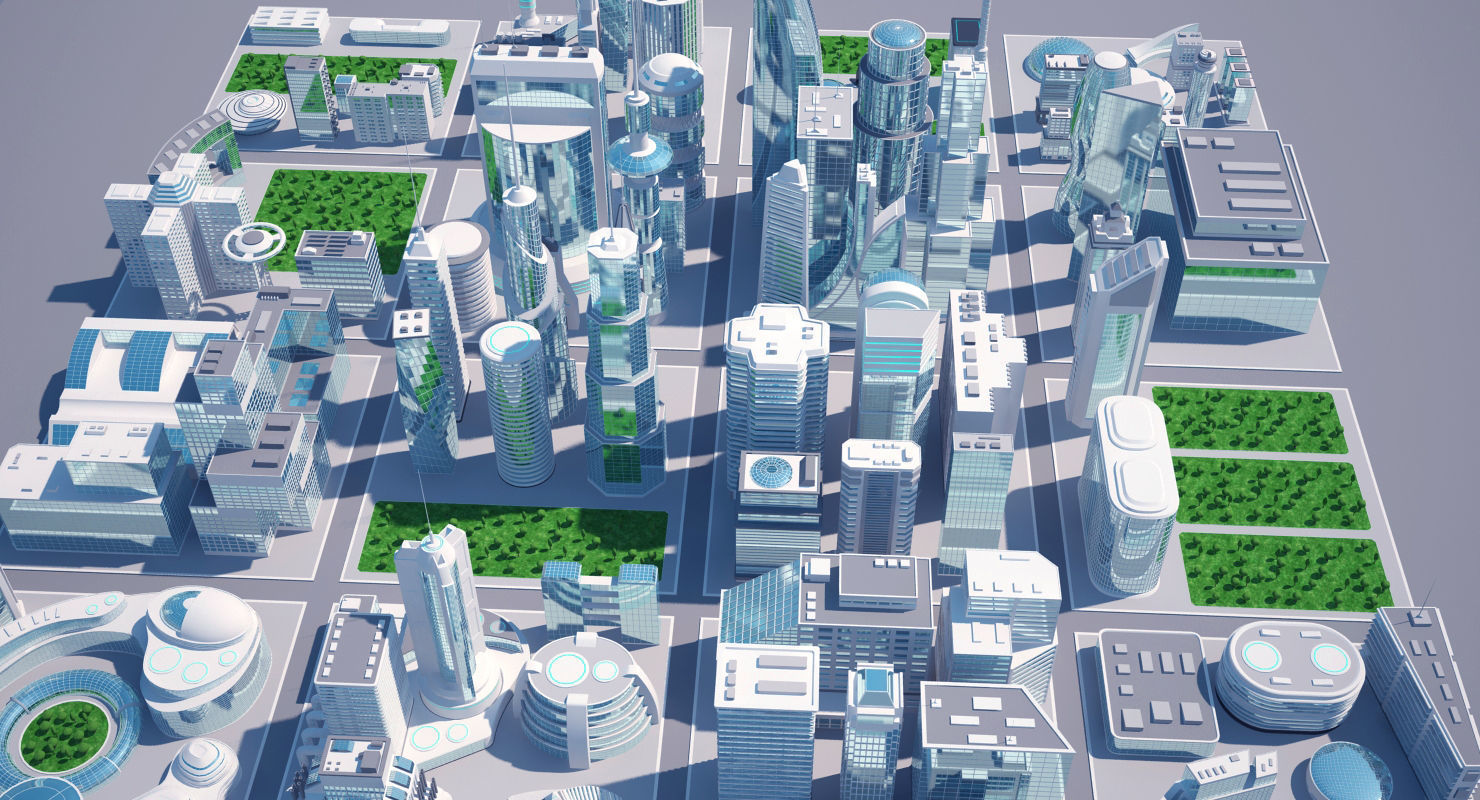 Mega City 3D model_20