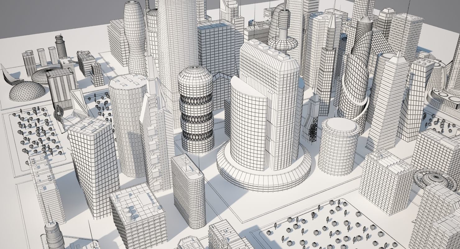 Mega City 3D model_23