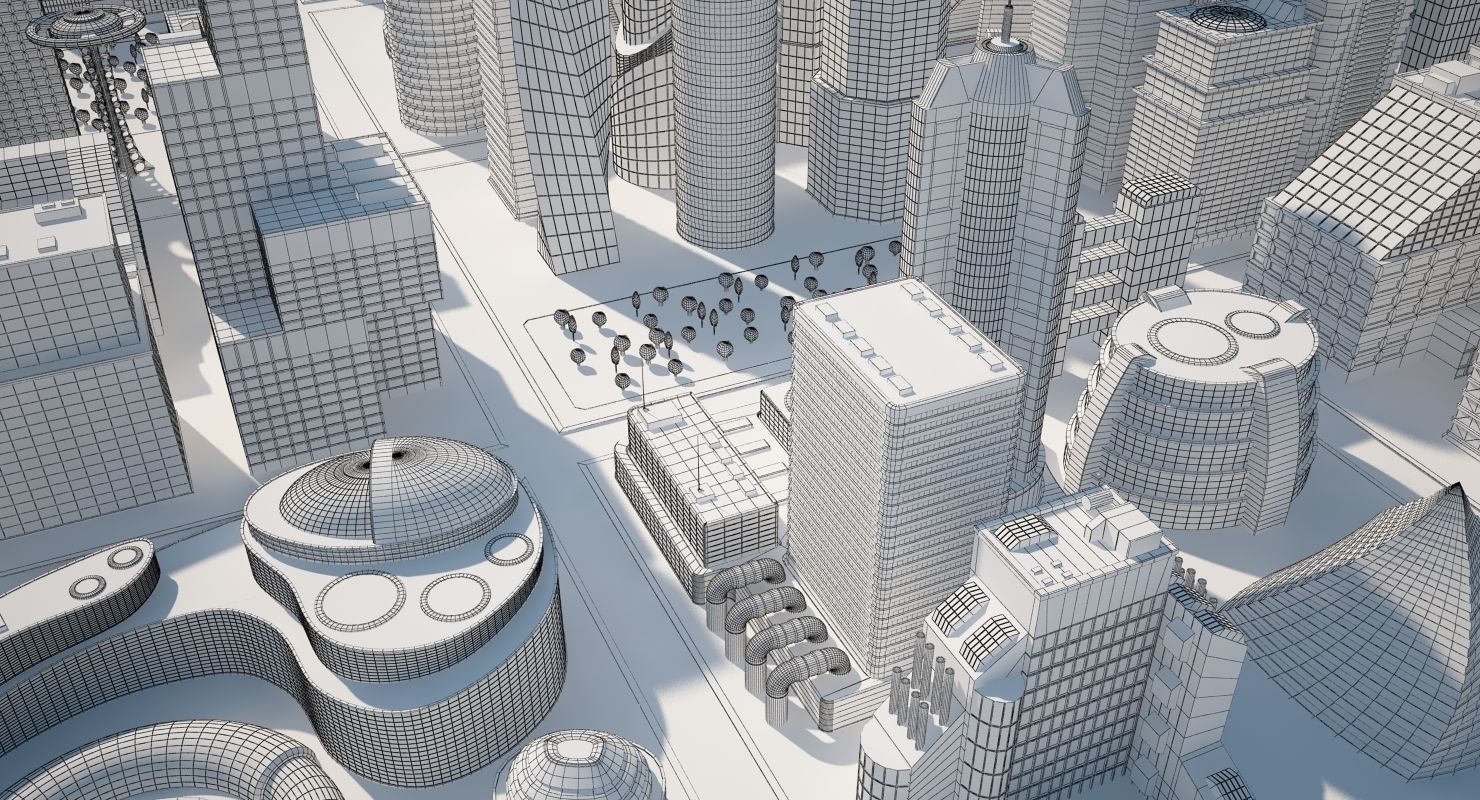 Mega City 3D model_26