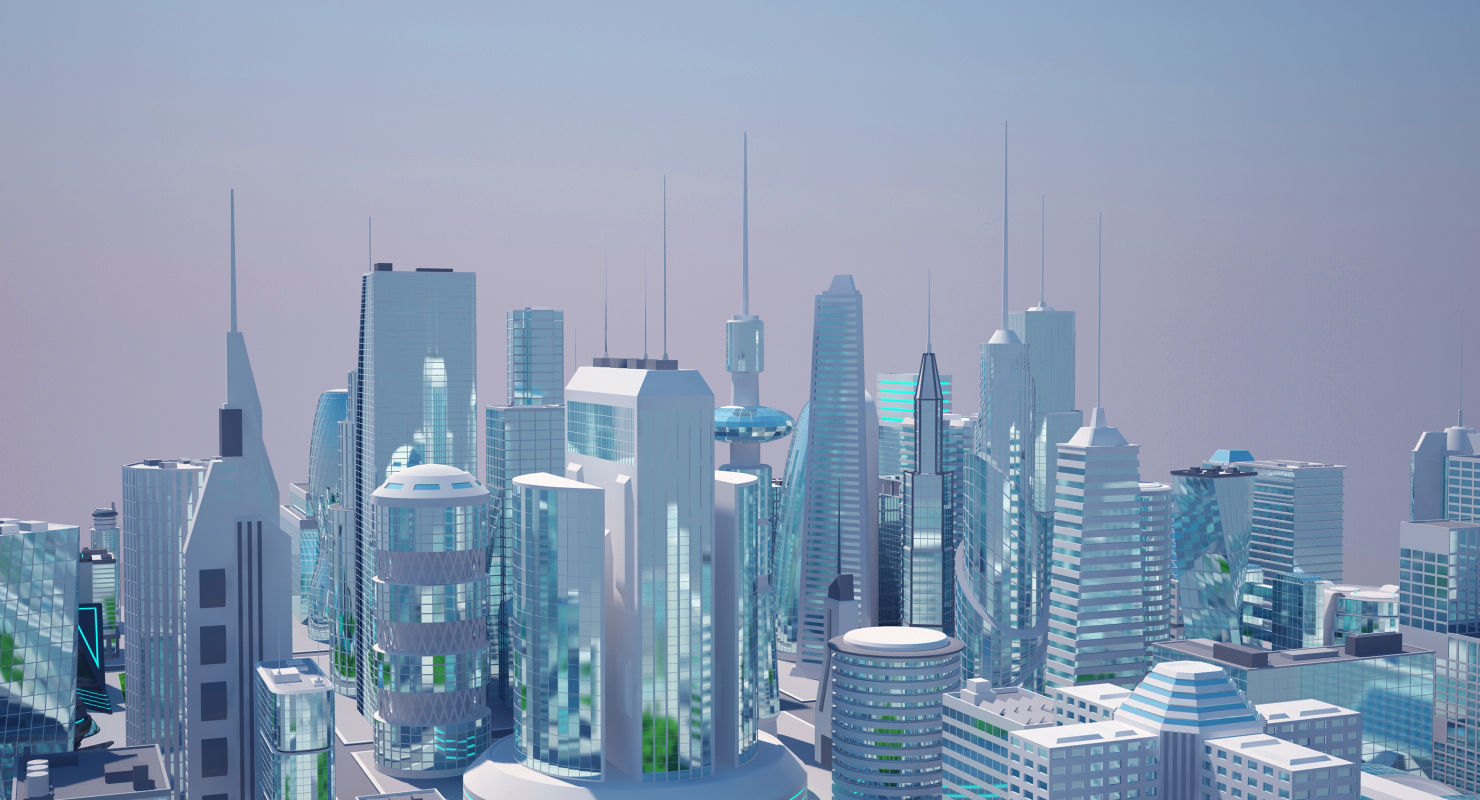 Mega City 3D model_18
