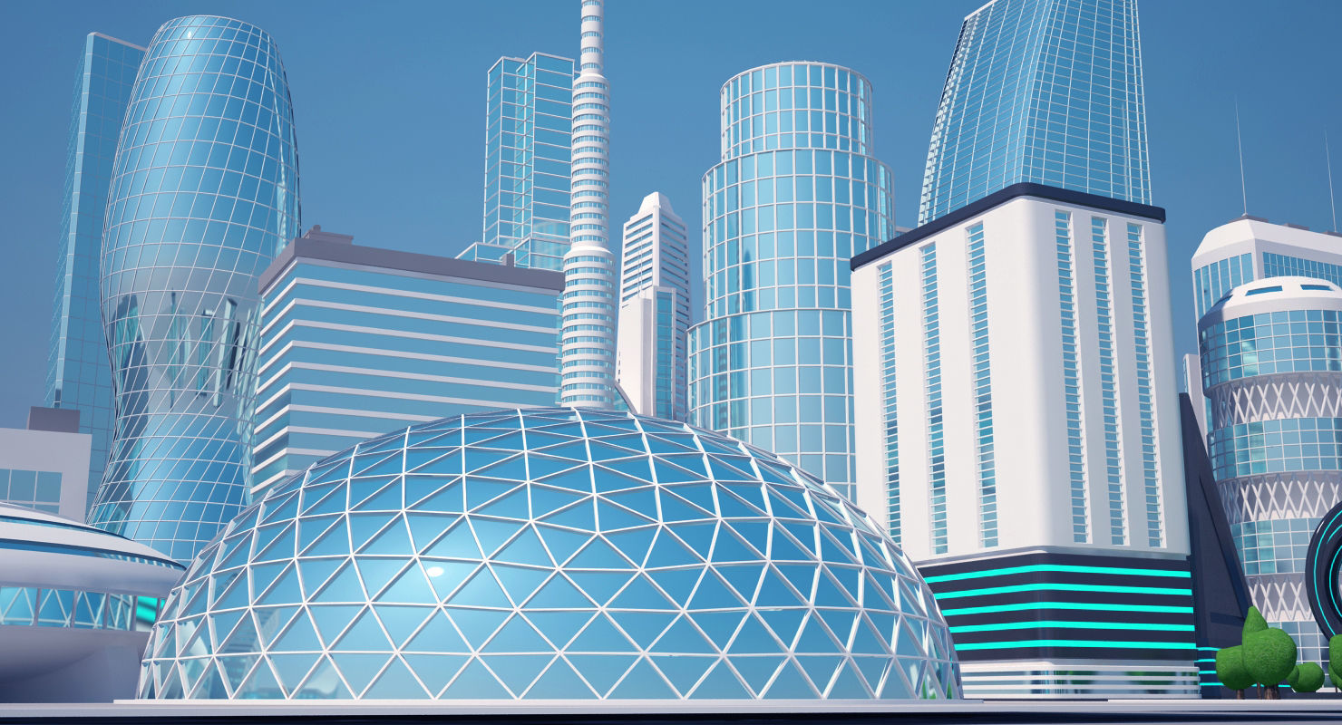 Mega City 3D model_13