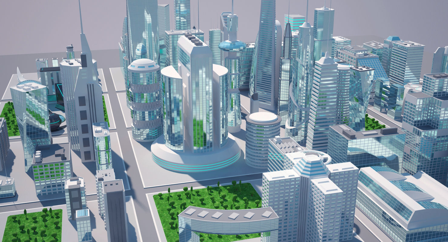 Mega City 3D model_17