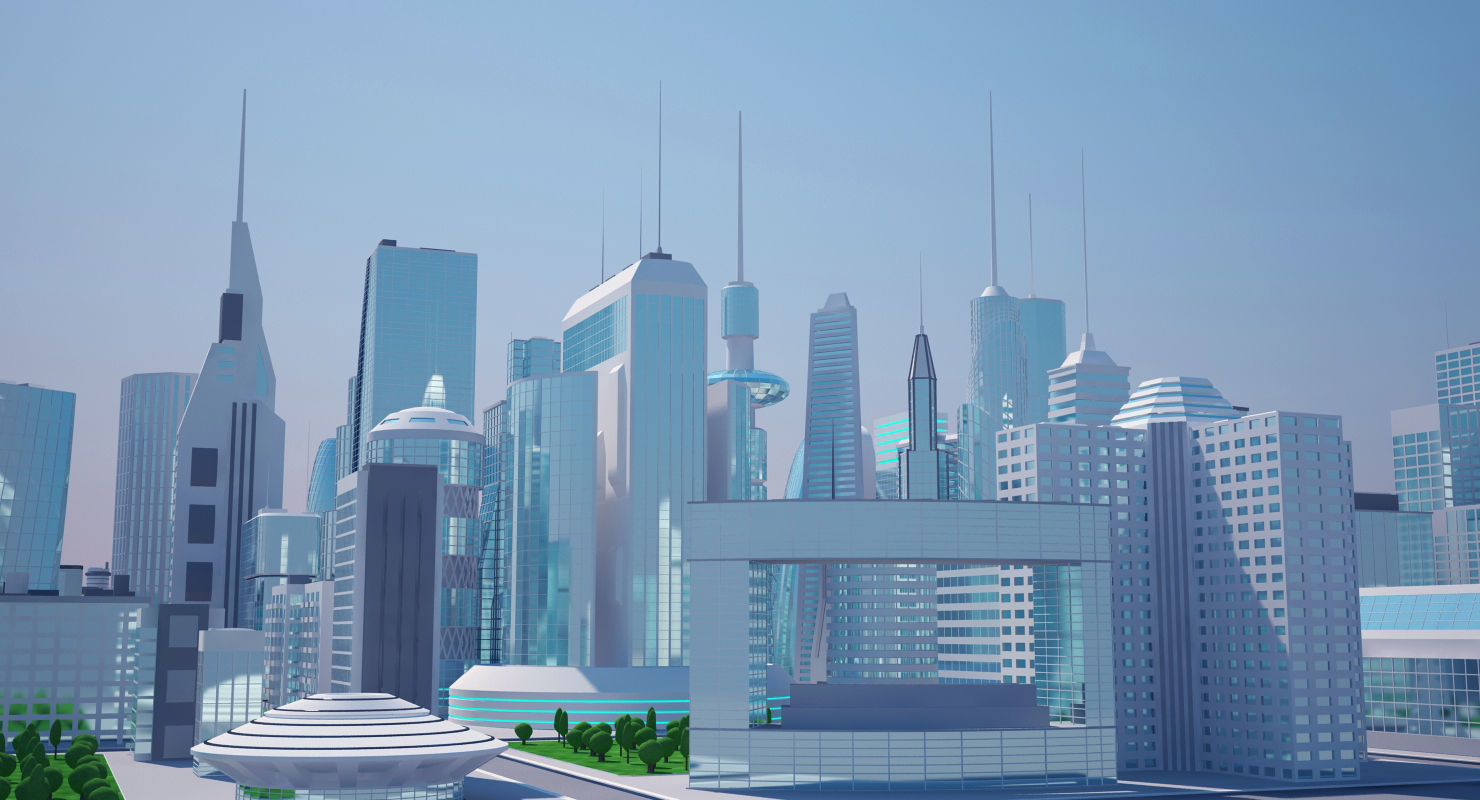 Mega City 3D model_15