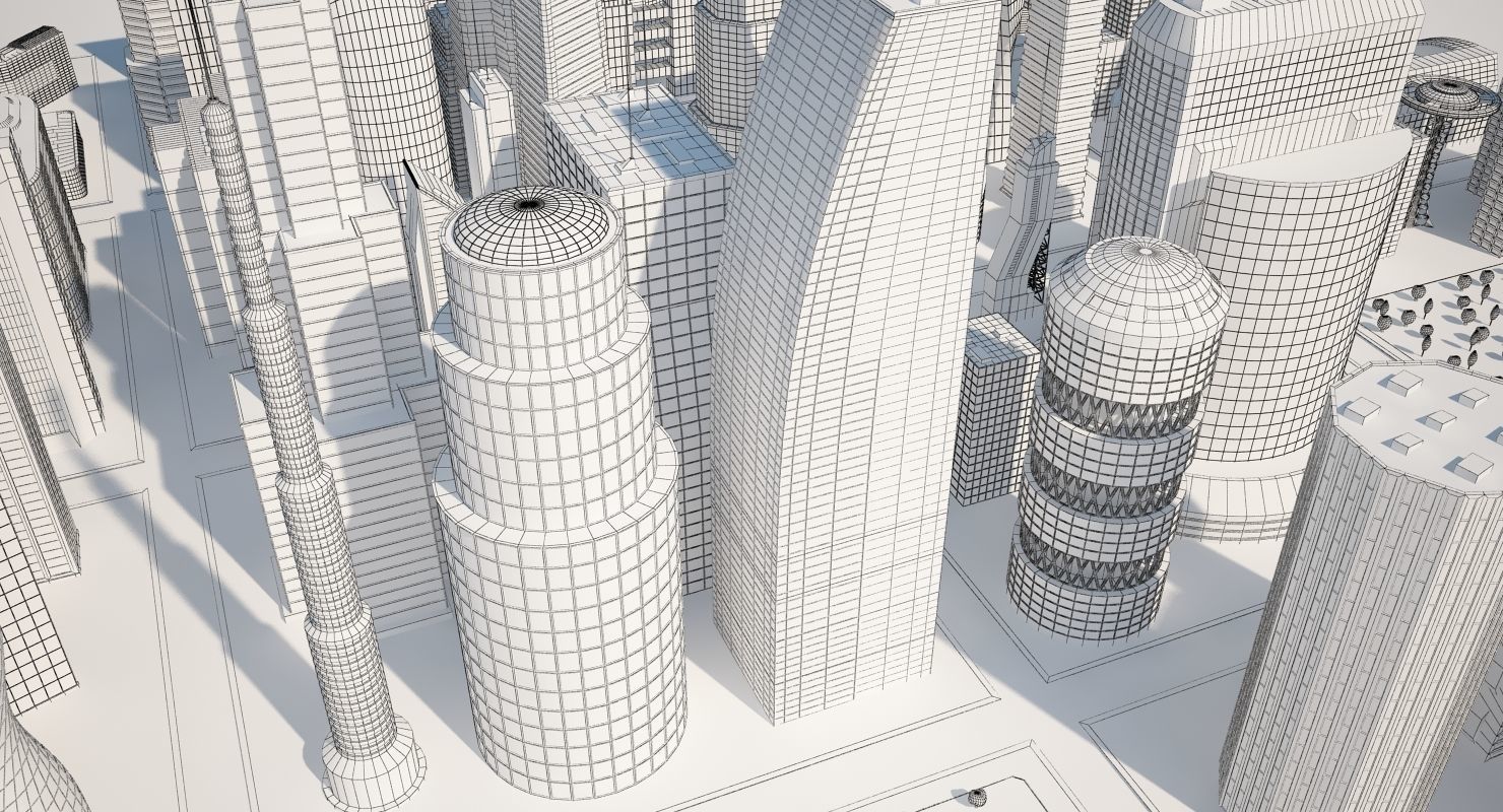 Mega City 3D model_24