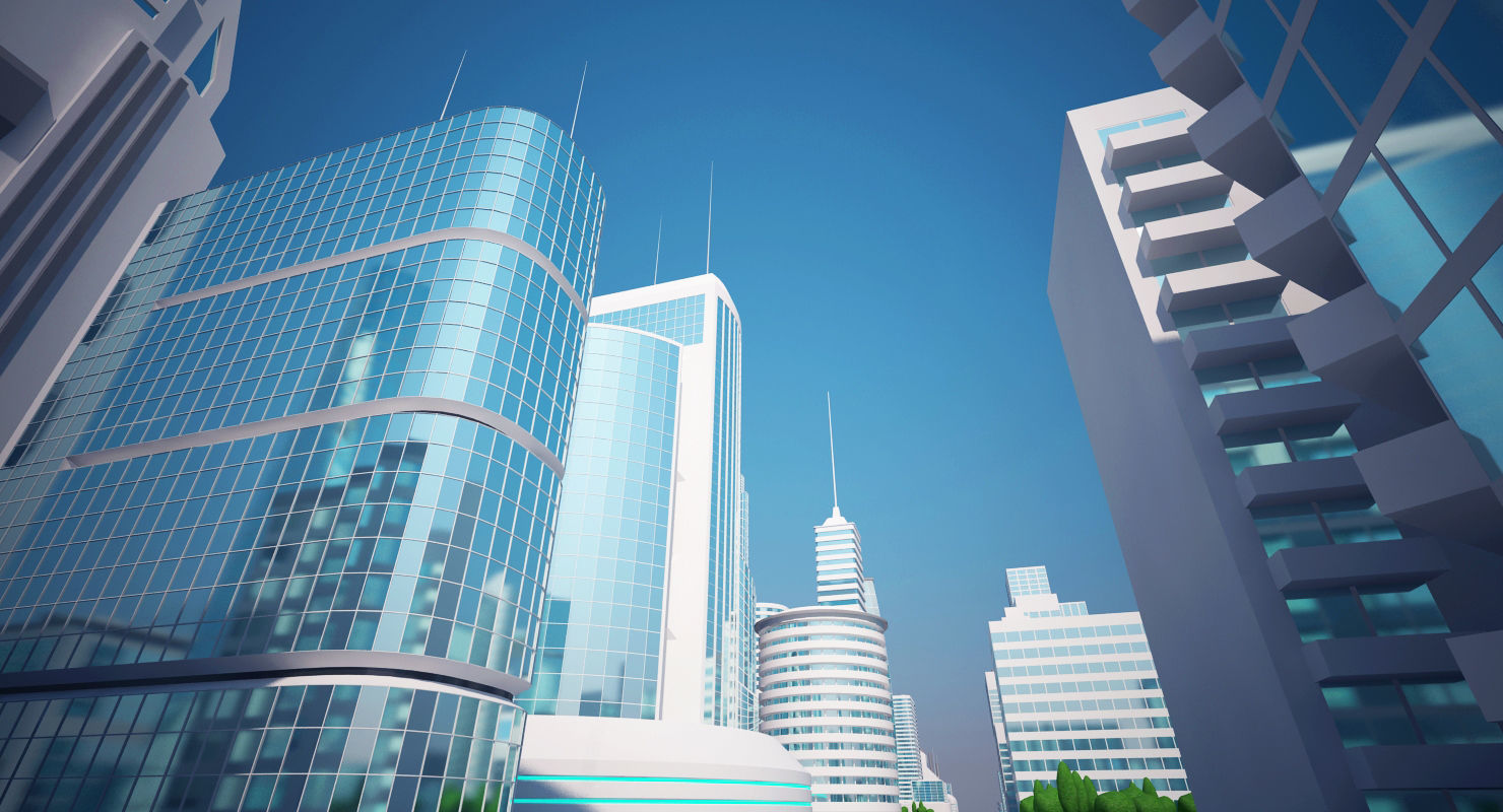 Mega City 3D model_8