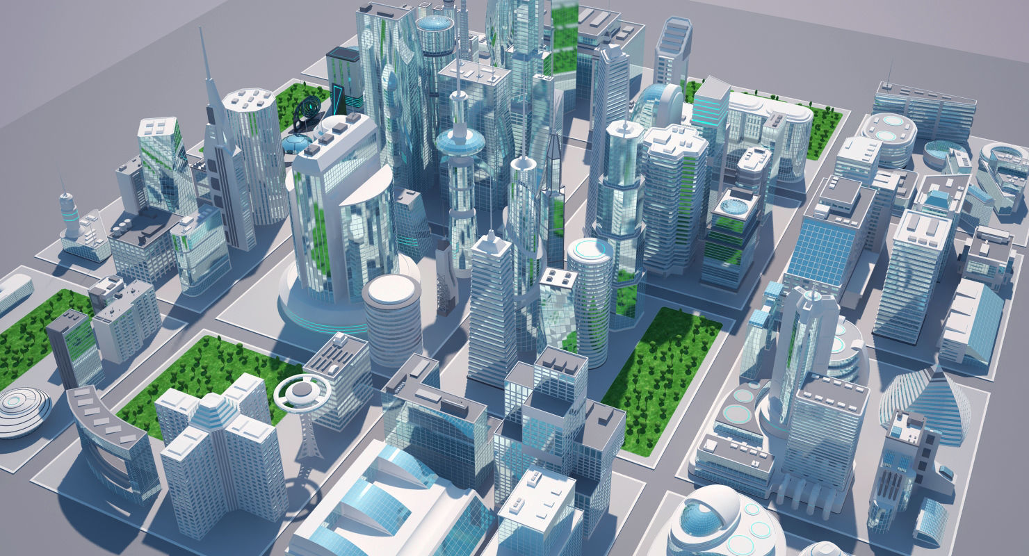 Mega City 3D model_19
