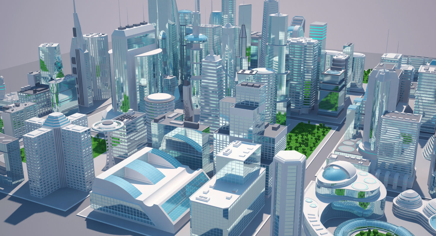 Mega City 3D model_22