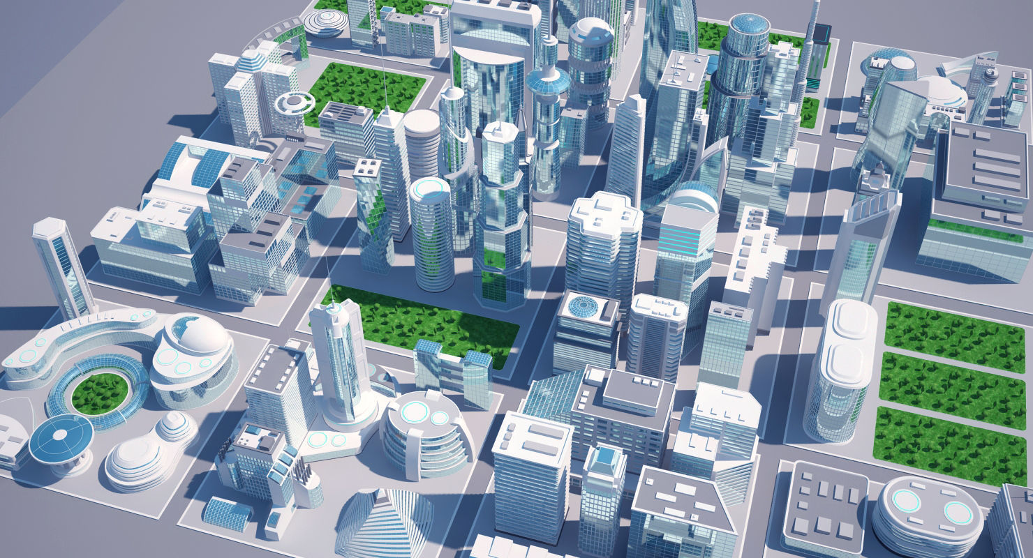 Mega City 3D model_21