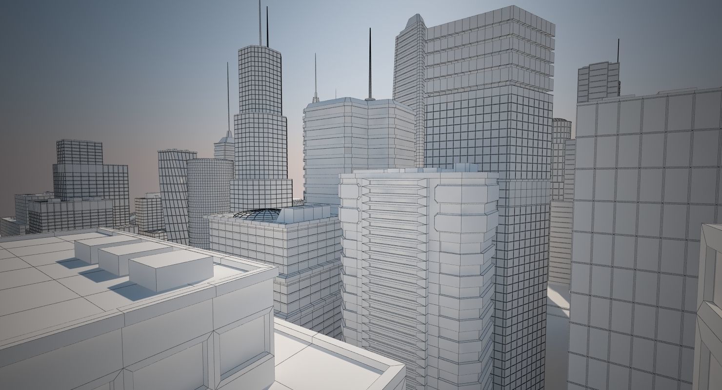 Mega City 3D model_27