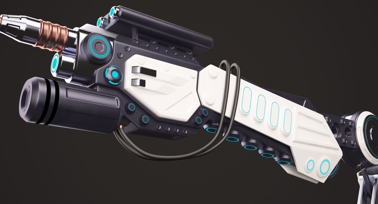 Robotic Arm 02 Wall 3D model_4