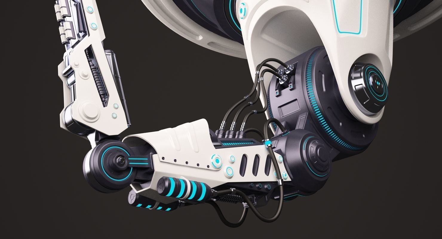 Robotic Arm 02 Ceiling 3D model_7