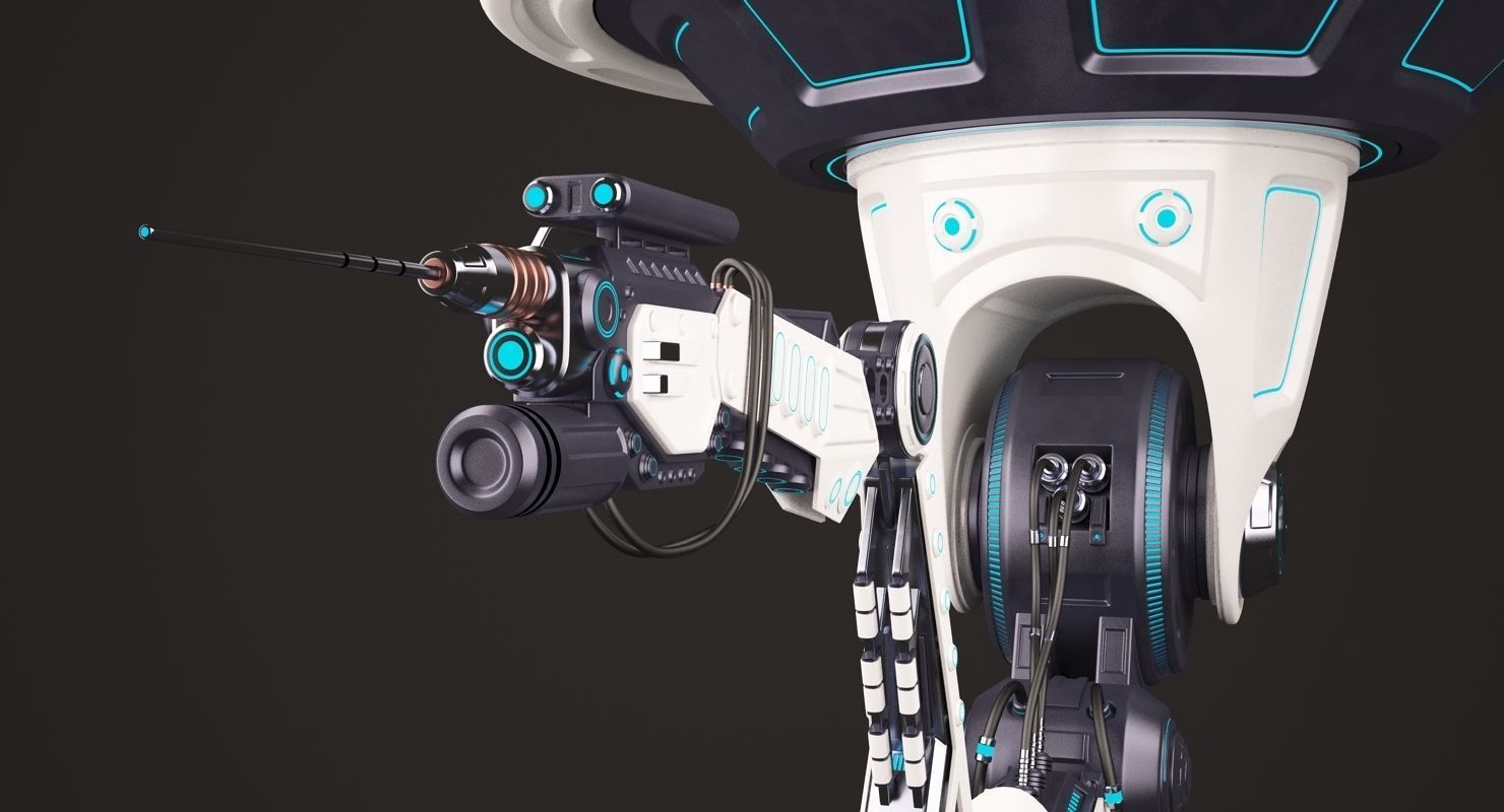 Robotic Arm 02 Ceiling 3D model_4