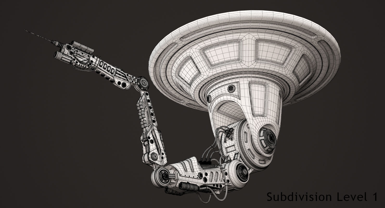 Robotic Arm 02 Ceiling 3D model_11