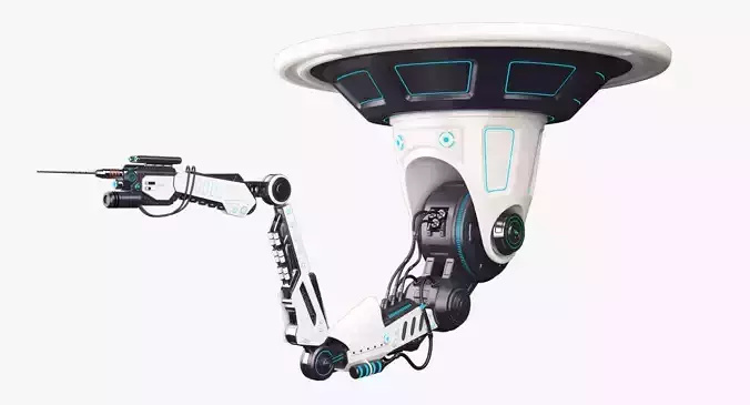 Robotic Arm 02 Ceiling 3D model