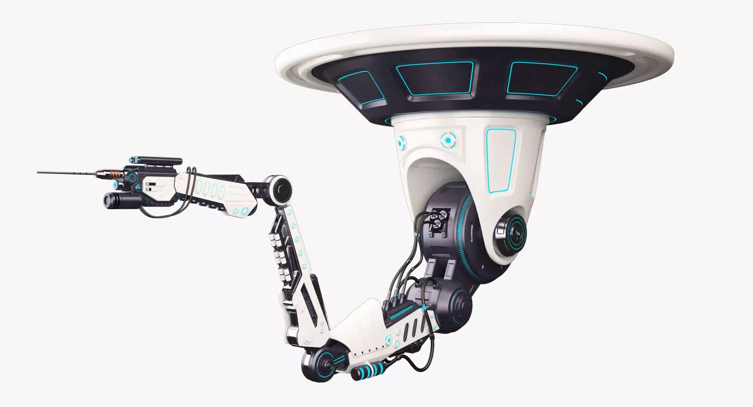 Robotic Arm 02 Ceiling 3D model_0