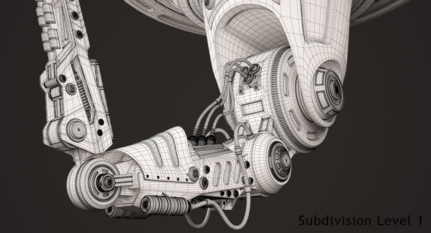 Robotic Arm 02 Ceiling 3D model_16