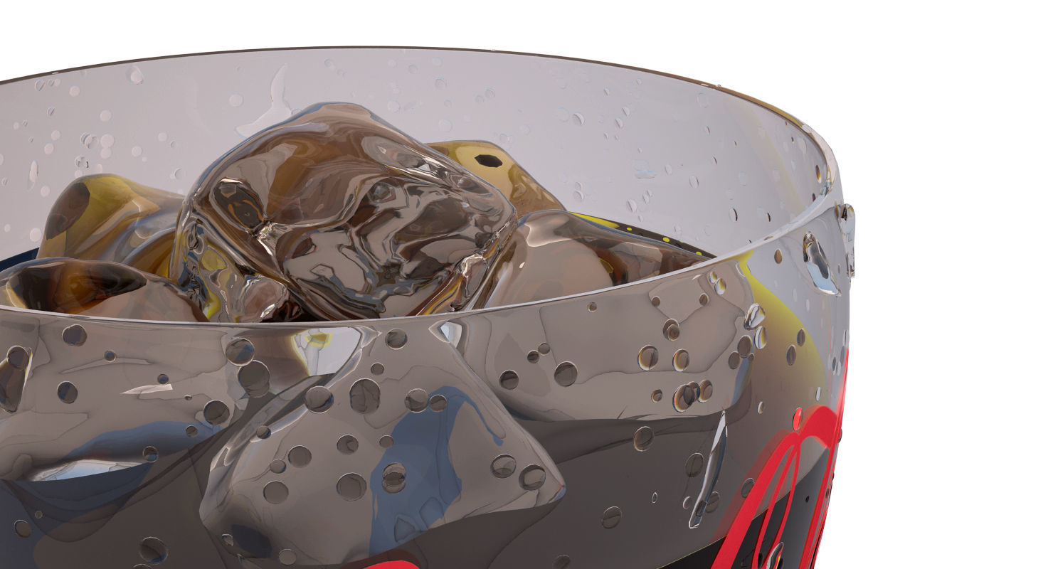 Coca-Cola Glass 3D model_6