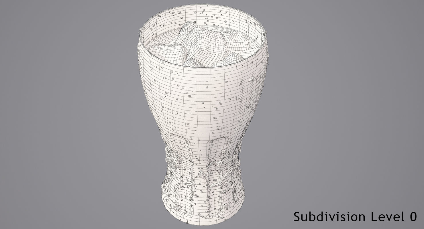 Coca-Cola Glass 3D model_9