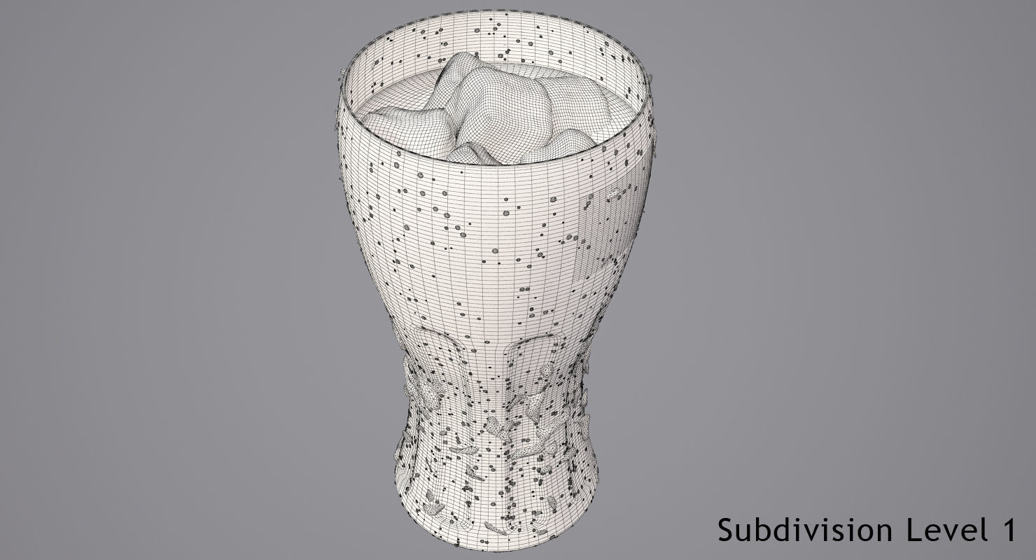 Coca-Cola Glass 3D model_10