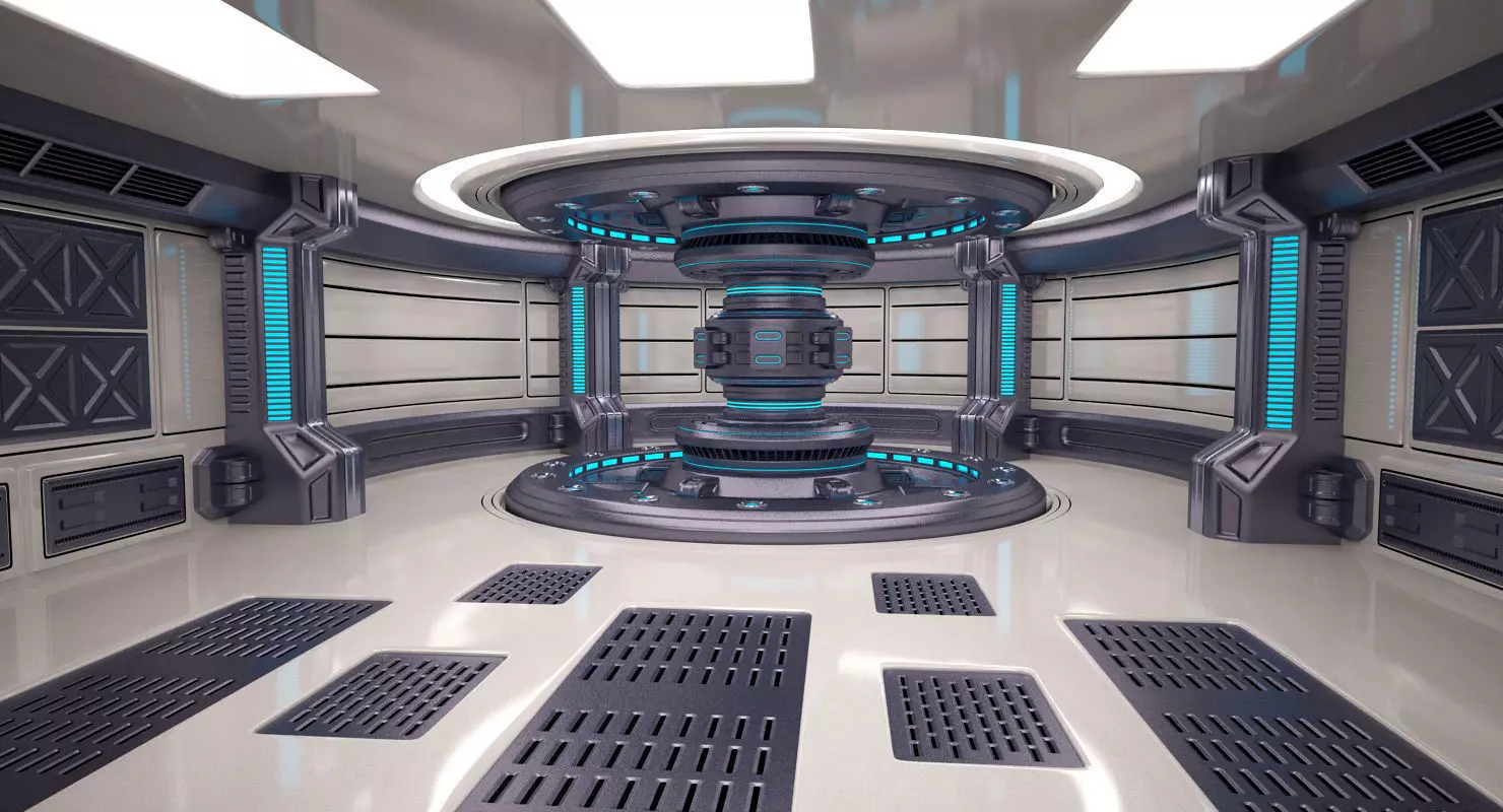 Energy Generator Room 3D model_0