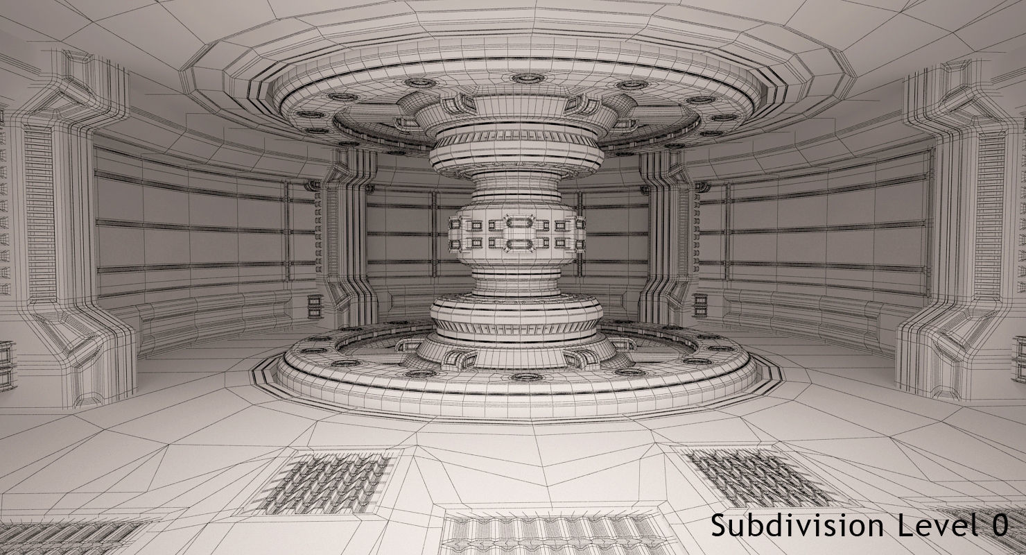 Energy Generator Room 3D model_15