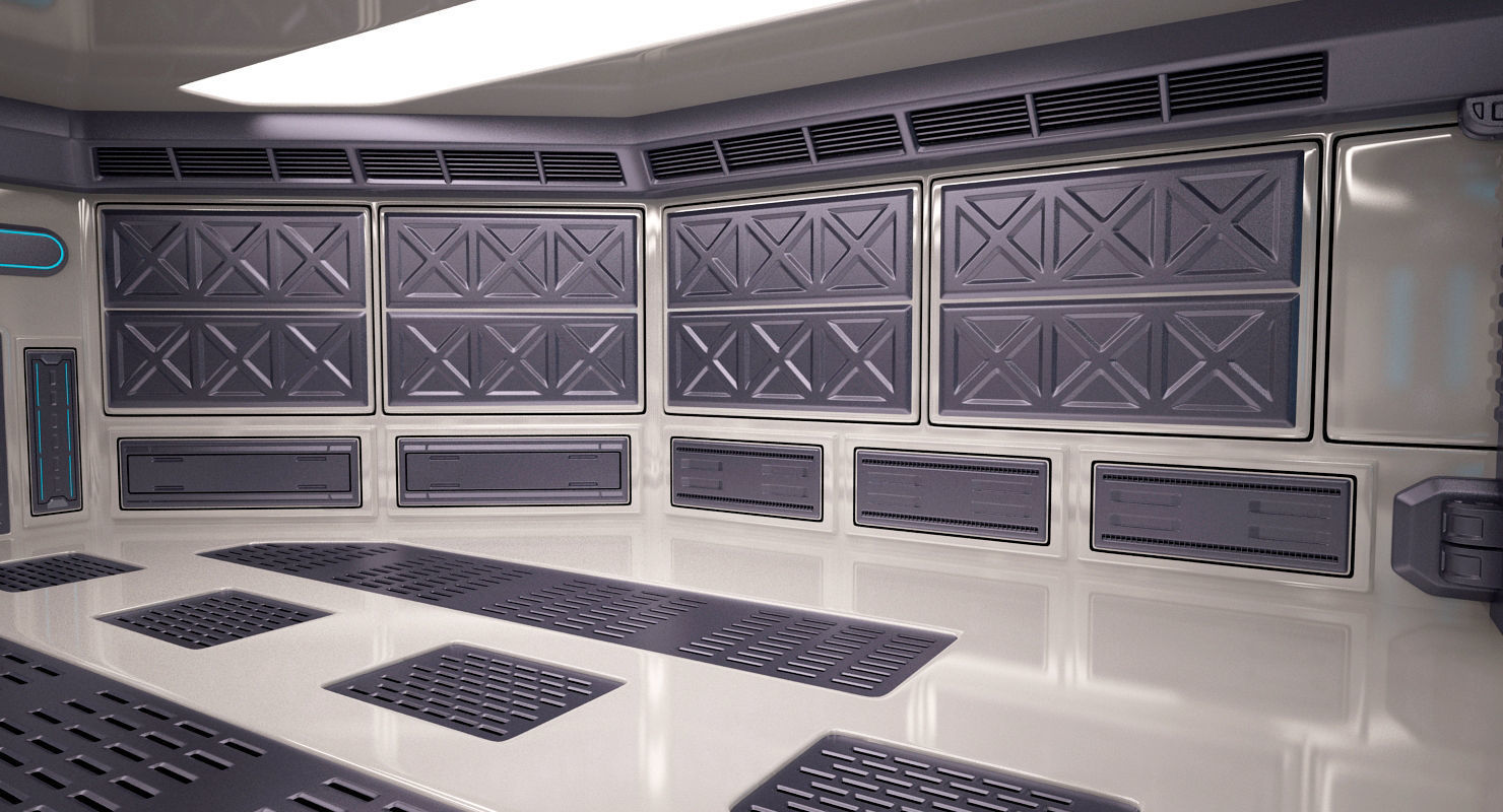 Energy Generator Room 3D model_8