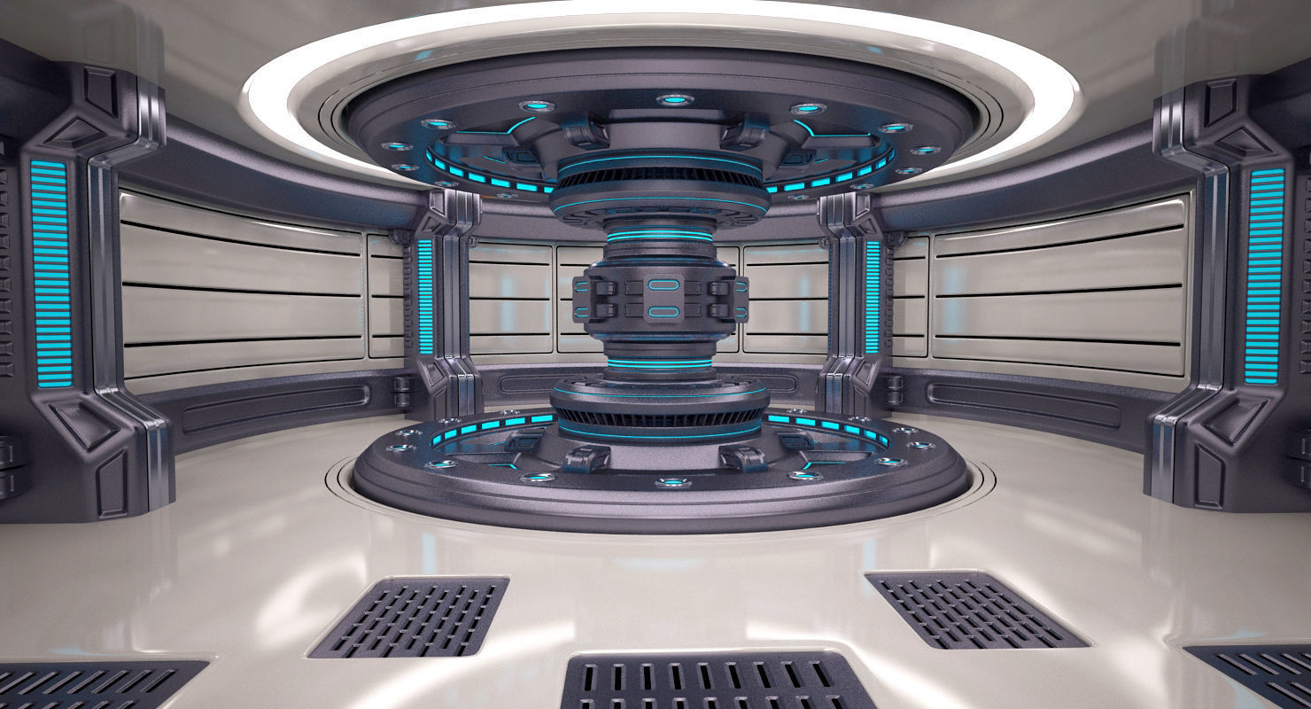 Energy Generator Room 3D model_1