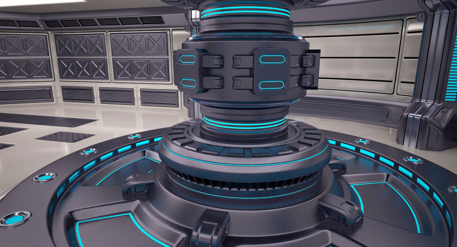 Energy Generator Room 3D model_6