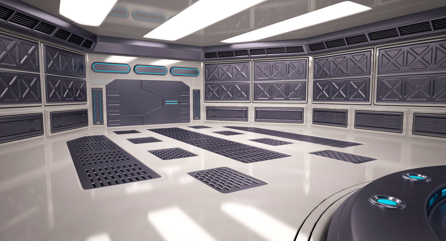Energy Generator Room 3D model_7