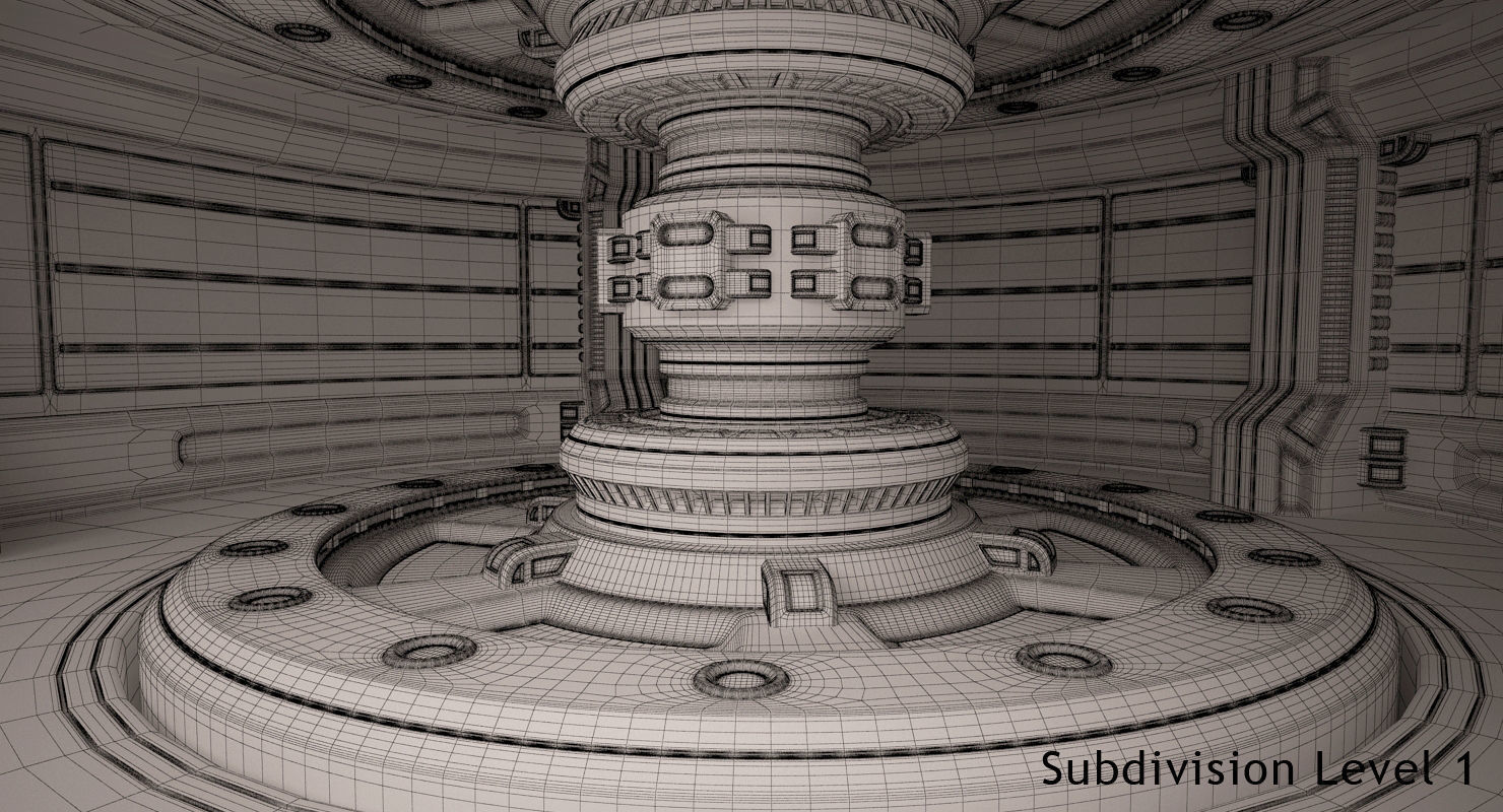Energy Generator Room 3D model_16