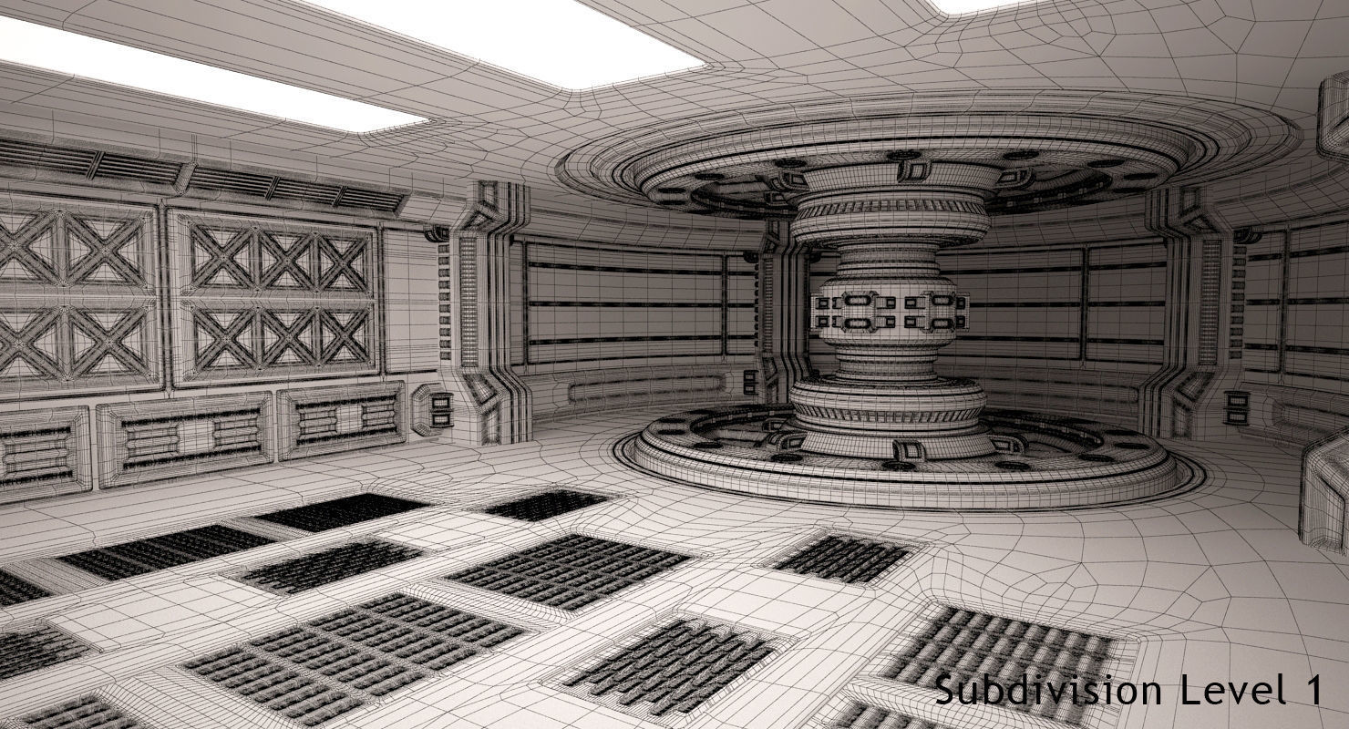 Energy Generator Room 3D model_13