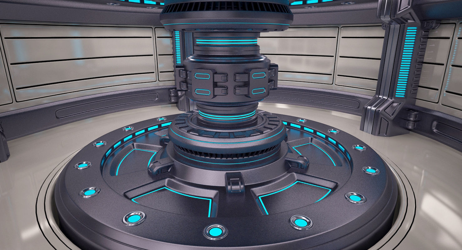 Energy Generator Room 3D model_3