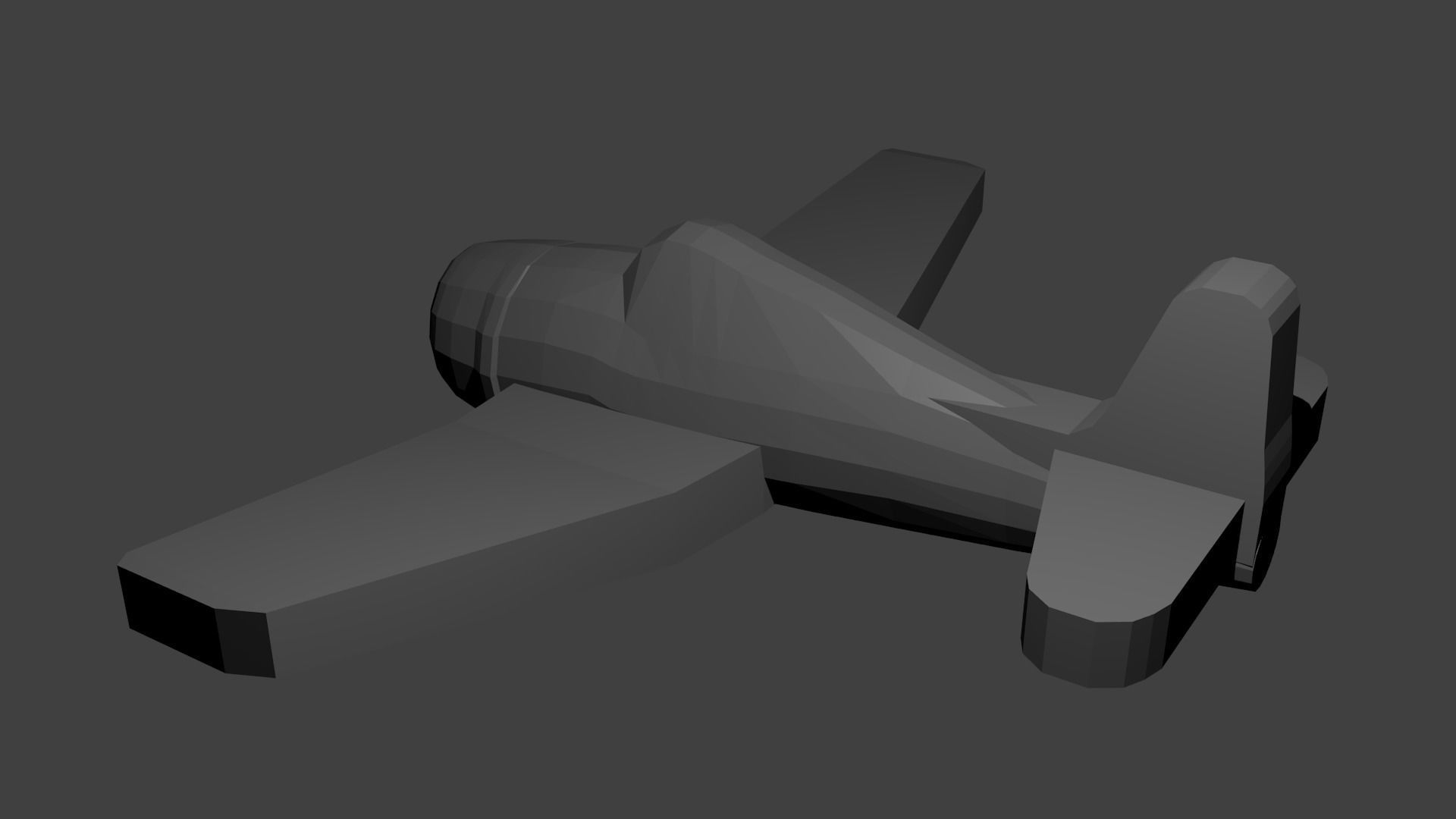 US F6F Hellcat Fighter Aircraft Free 3D print model_2