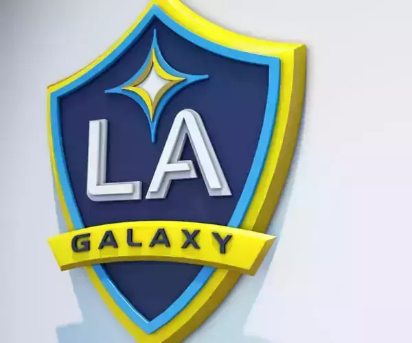 LA Galaxy Crest 3D model