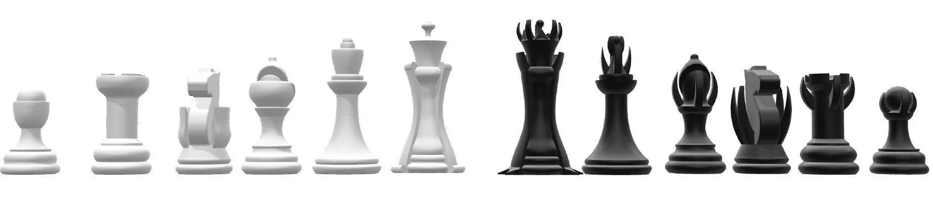  Evil Chess  3D print model_0