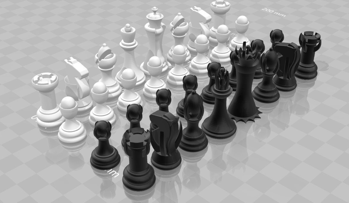  Evil Chess  3D print model_5