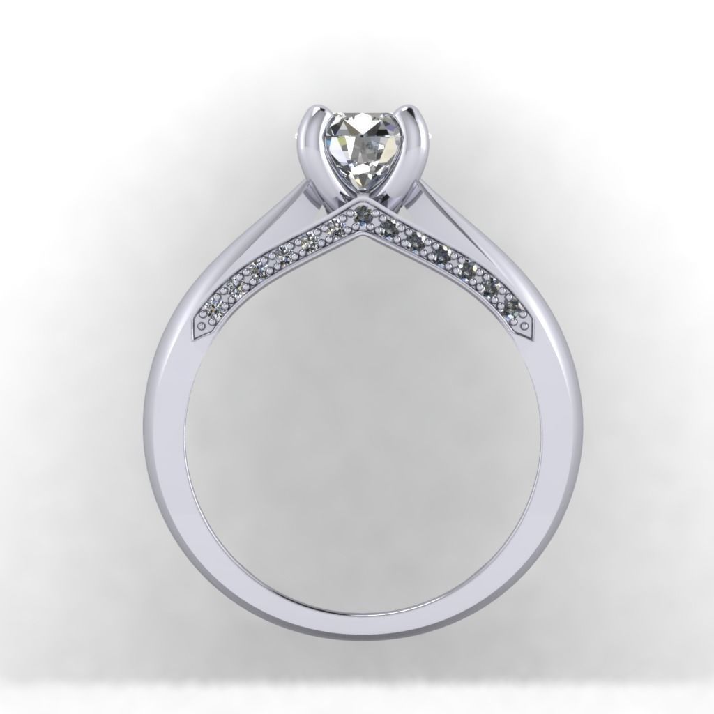 ENGAGEMENT RING STL AND 3DM FILE FOR DOWNLOAD AND PRINT - CC12 3D print model_7