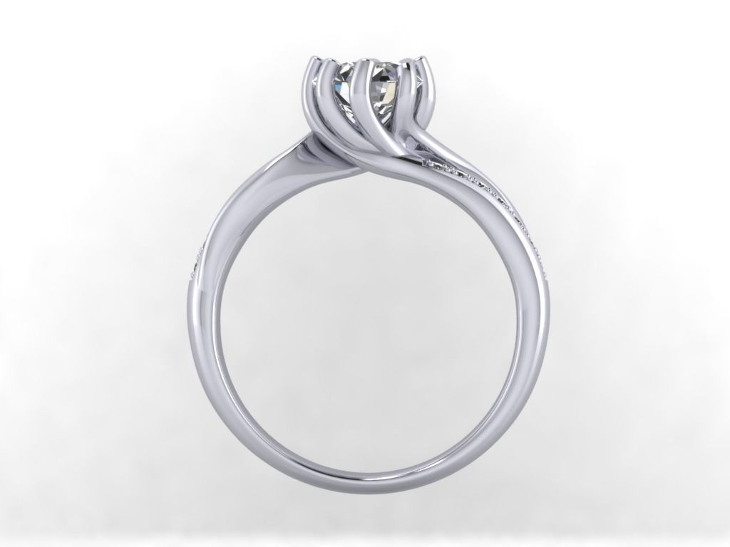 ENGAGEMENT RING STL AND 3DM FILE FOR DOWNLOAD AND PRINT - CC16 3D print model_3