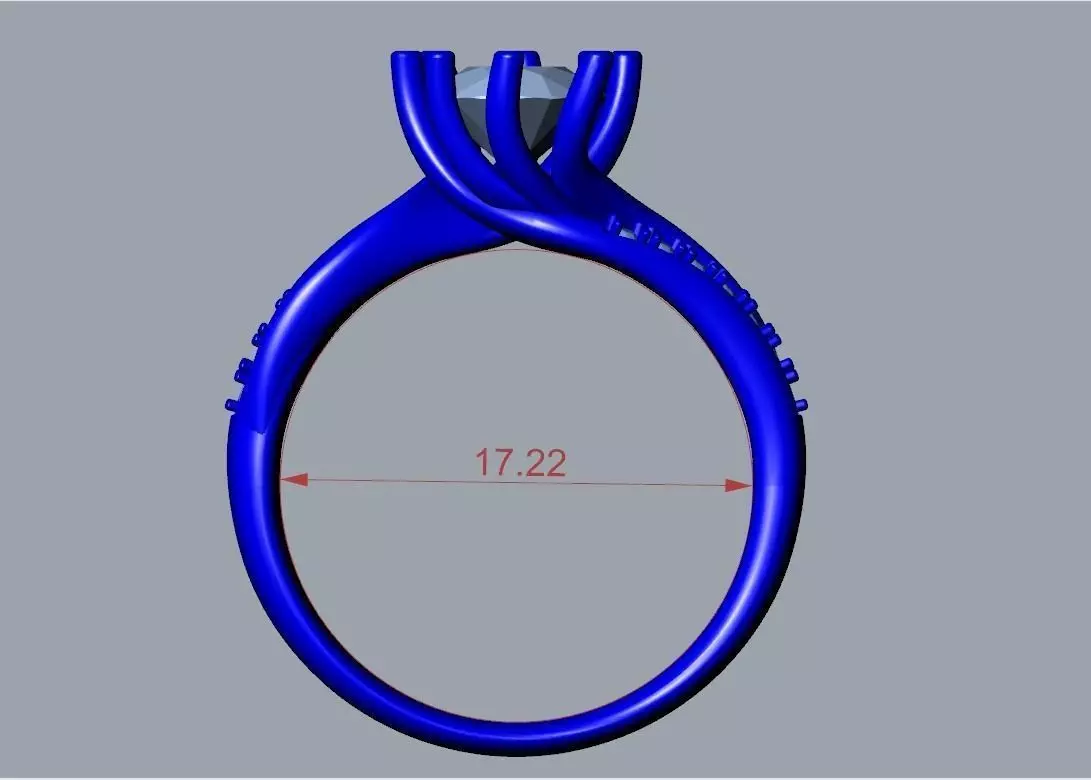 ENGAGEMENT RING STL AND 3DM FILE FOR DOWNLOAD AND PRINT - CC16 3D print model_0