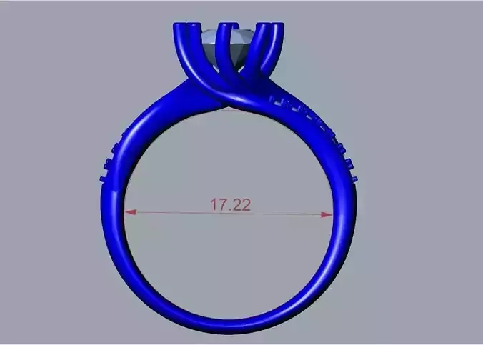 ENGAGEMENT RING STL AND 3DM FILE FOR DOWNLOAD AND PRINT - CC16 3D print model