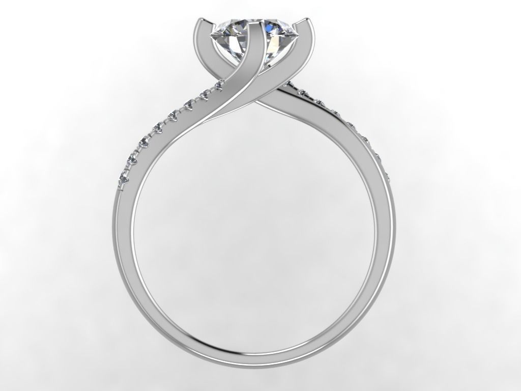 ENGAGEMENT RING STL AND 3DM FILE FOR DOWNLOAD AND PRINT - CC25 3D print model_12