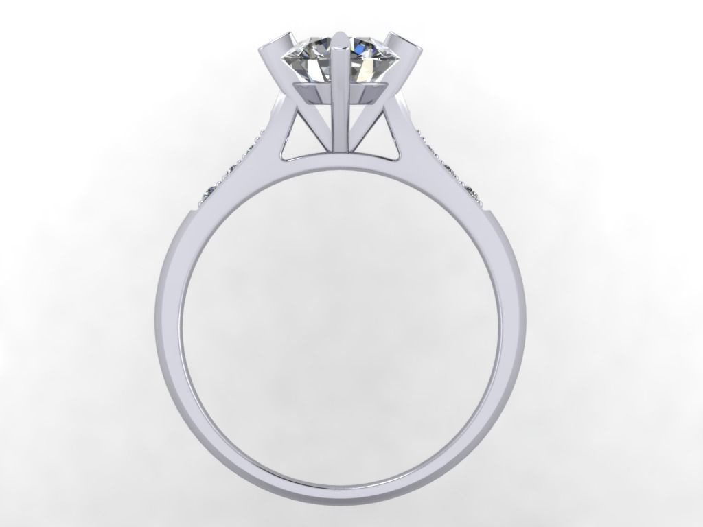 ENGAGEMENT RING STL AND 3DM FILE FOR DOWNLOAD AND PRINT - CC27 3D print model_8