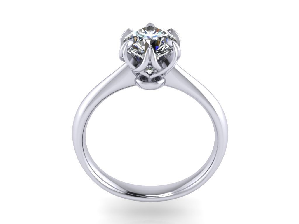 ENGAGEMENT RING STL AND 3DM FILE FOR DOWNLOAD AND PRINT - CC38  3D print model_8
