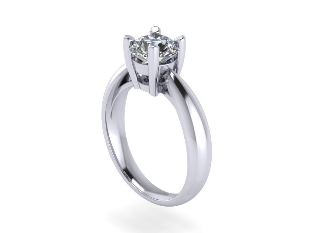 ENGAGEMENT RING STL AND 3DM FILE FOR DOWNLOAD AND PRINT - CC41-B 3D print model_4