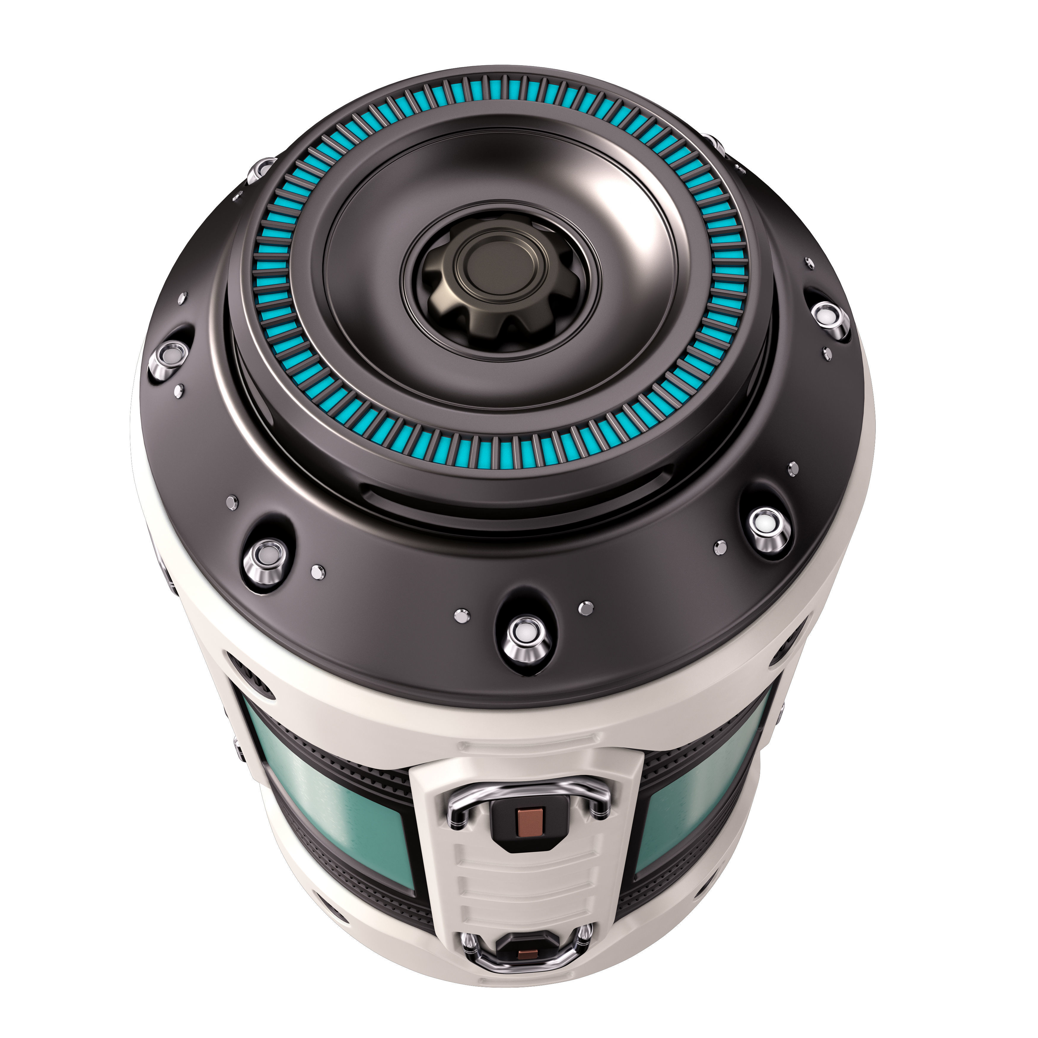 Sci Fi Barrel 3D model_3