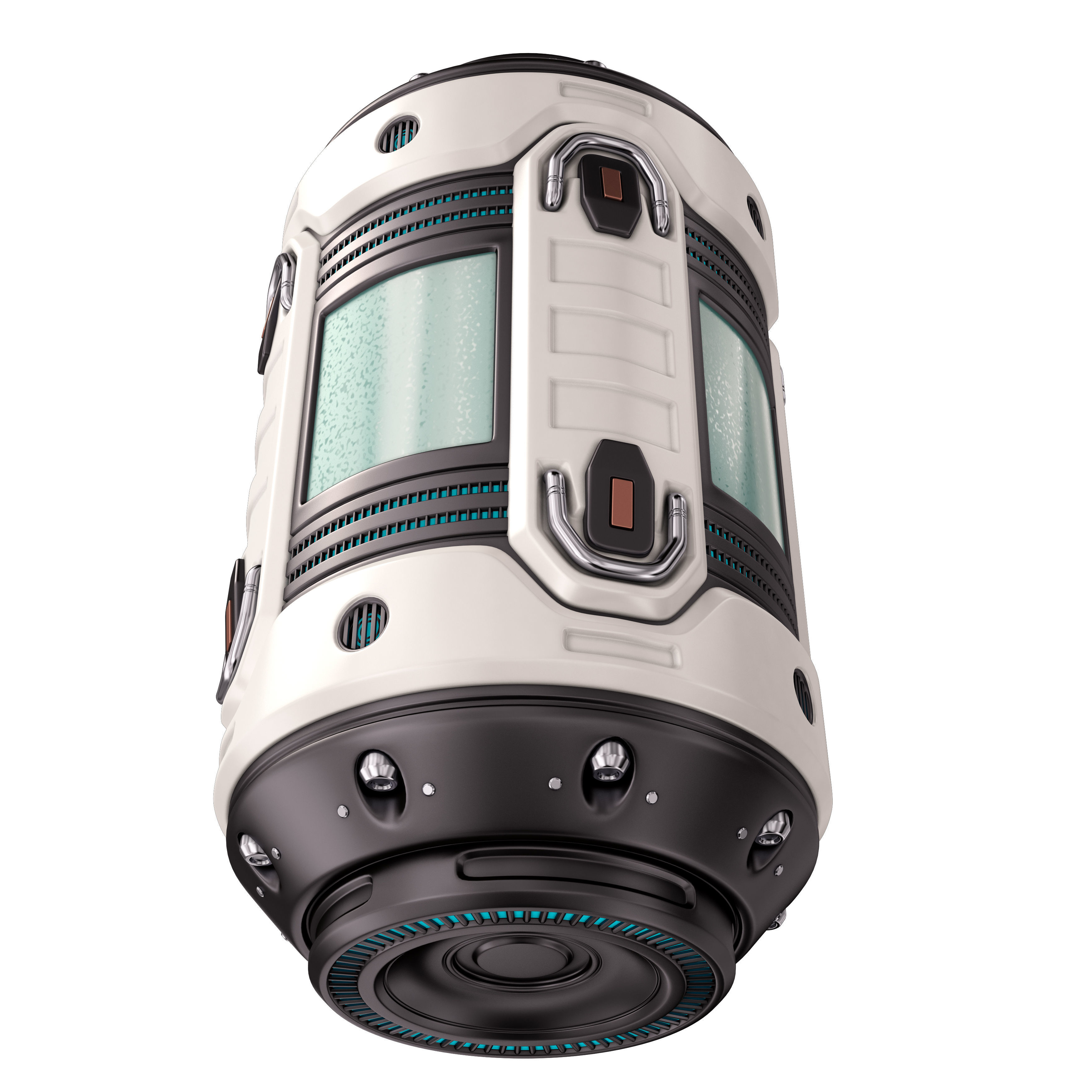 Sci Fi Barrel 3D model_1